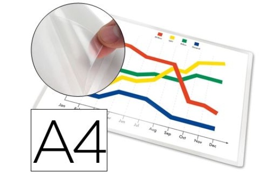 Bolsa Autoadesiva Q-Connect A4 210x297mm Pack 5 Unid. (KF27053)