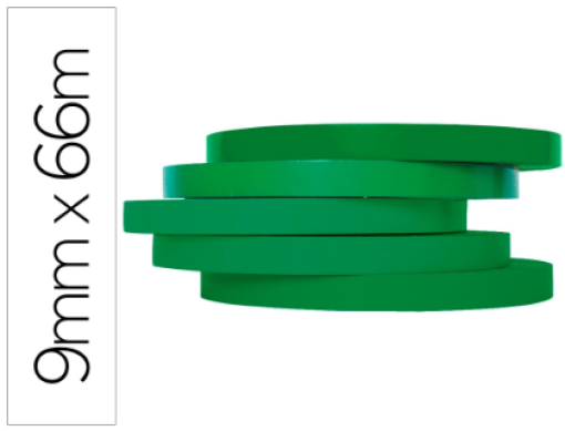 Fita Adesiva Q-Connect  Selar Sacos Verde 66mx9mm (KF10855)
