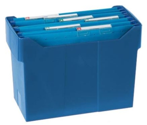 Cesto de Secretária Para Arquivo Suspenso Archivo 2000 Azul (Capacidade 20 Capas)(2007 AZ)