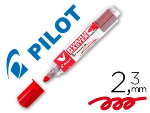 Marcador Pilot Board Master Quadro Branco Vermelho Tinta Liquida Traço 2,3mm (NVBMR)
