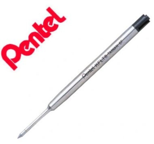 Recarga Pentel KFLT8-A tinta Ball Point Pentel Sterling Preta (KFLT8-A)