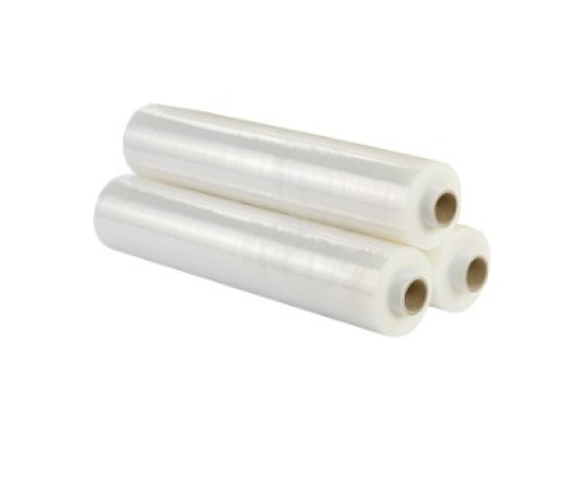 Filme Estiravel Manual Transparente 500mm 23mic 2.1kg (1900gr+200gr)