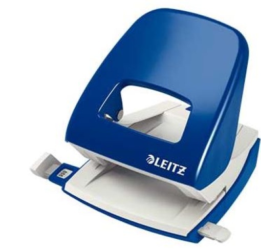 Furador Leitz 5008 C/Regua 30Fls Azul