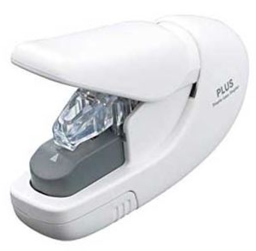 Agrafador Sem Agrafos Plus Flat-Clinch SL-106AB Branco