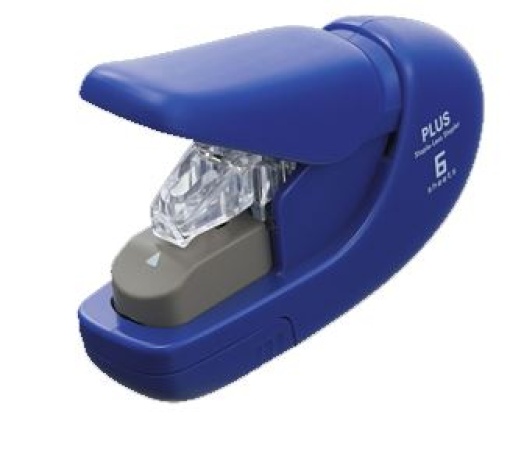 Agrafador Sem Agrafes Plus Flat-Clinch SL-106AB Azul