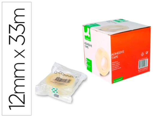 Fita Adesiva Q-Connect 33mx12mm Embalada (KF15086)