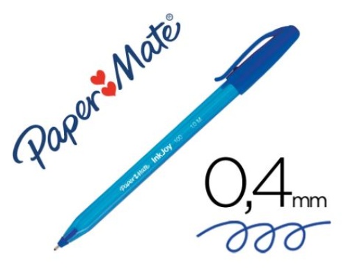 Esferografica Paper Mate Inkjoy 100 Ponta Media 1mm Azul