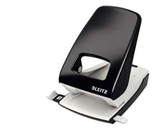 Furador Leitz 5138 C/Regua 40Fls Preto