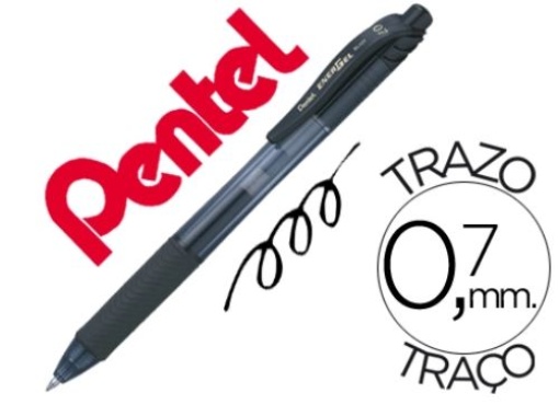 Esferografica Pentel Energel BL-107 0,7mm Preta (BL107-AX)