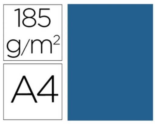Cartolina Guarro A4 Azul Mar 185gr Pack 50folhas