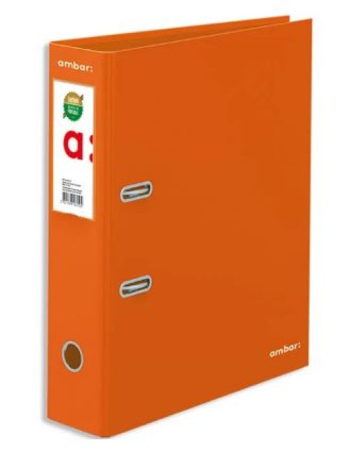 Pasta de Arquivo Ambar L80 Laranja Lisa