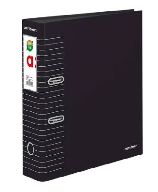 Pasta de Arquivo Ambar L80 Preta Riscas