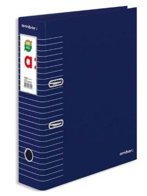 Pasta de Arquivo Ambar L80 Azul Riscas