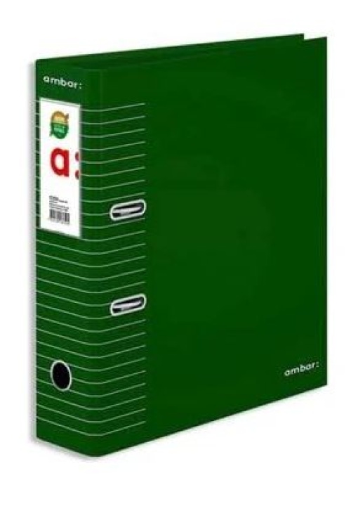 Pasta de Arquivo Ambar L80 Verde Riscas