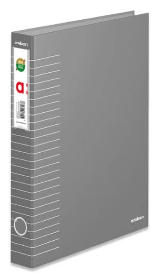 Pasta de Arquivo Ambar L40 Cinza Riscas