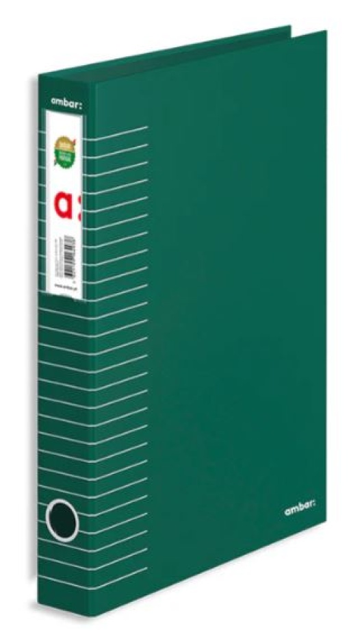 Pasta de Arquivo Ambar L40 Verde Riscas