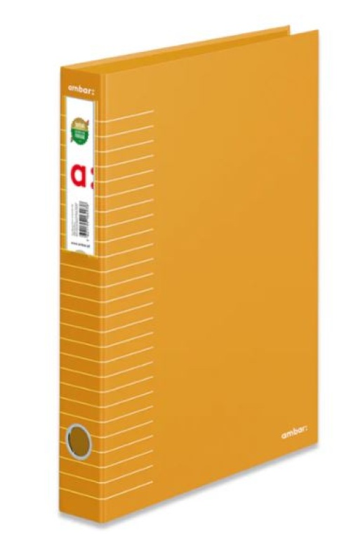 Pasta de Arquivo Ambar L40 Amarela Riscas