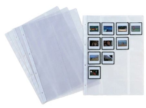 Bolsa Catalogo P/ Diapositivos Capacidade P/ 20