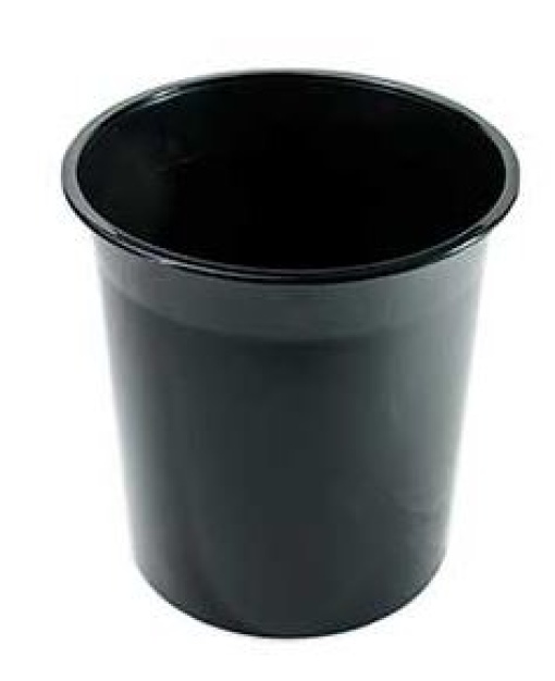 Cesto Papeis Plastico Preto 13 Litros