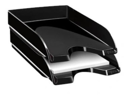 Tabuleiro Secretaria Cep Plastico Preto Green Spirit Apaidasa 351x260x69mm