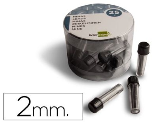 Minas Para Compasso 2mm Estojo de 3minas
