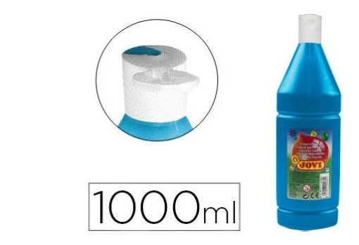Guache Liquido Jovi 1000ml Azul Cyan