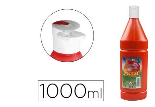 Guache Liquido Jovi 1000ml Vermelho