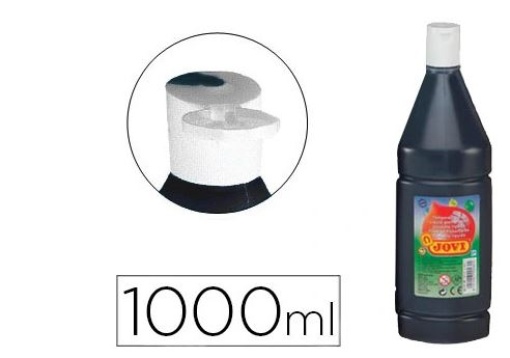 Guache Liquido Jovi 1000ml Preto
