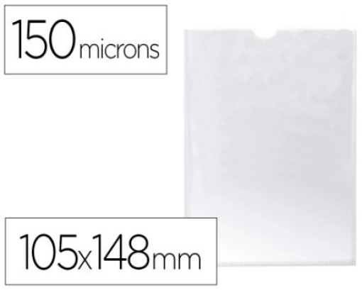 Bolsa Catalogo Q-Connect A6 150mic Pvc Transparente (KF15578))