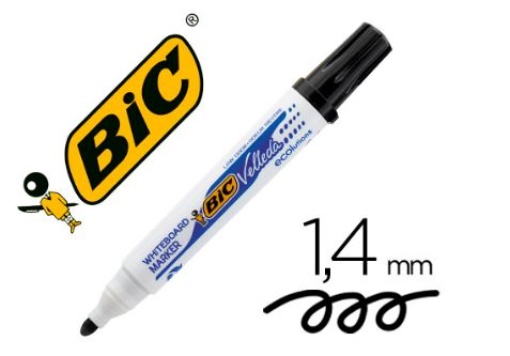 Marcador Quadro Branco Bic Velleda Preto
