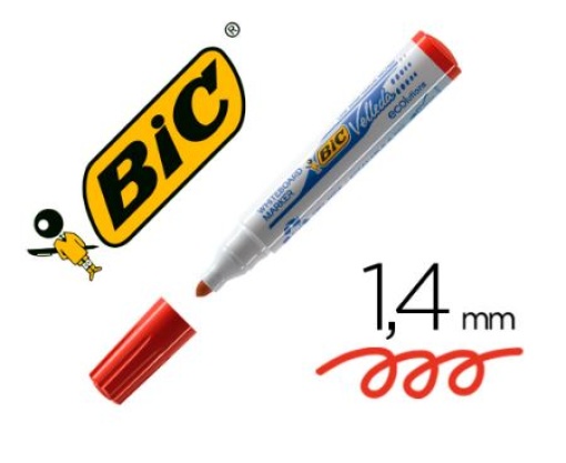 Marcador Quadro Branco Bic Velleda Vermelho