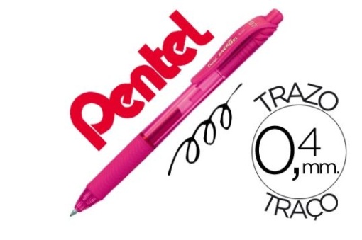 Esferografica Pentel Energel BL-107 0,7mm Rosa