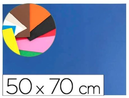 Goma Eva Liderpapel 50x70cm 60gr 1,5mm Azul Escuro