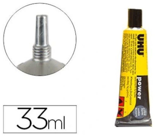 Cola UHU Power Multifunçoes Tubo 33ml