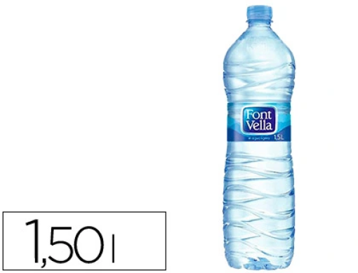 Agua Mineral Natural Font Vella Garrafa 1,5L (FV1.5L)