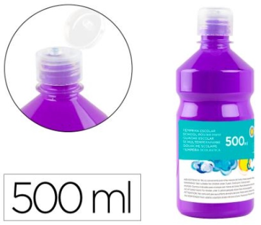 Guache Escolar Liderpapel 500ml Violeta (TP11)