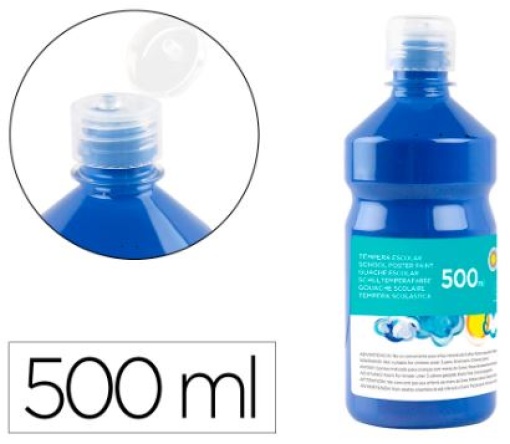 Guache Escolar Liderpapel 500ml Azul Marinho (TP13)