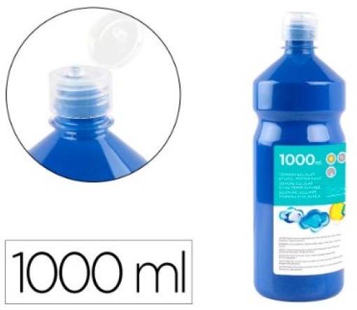 Guache Escolar Liderpapel 1000ml Azul Marinho