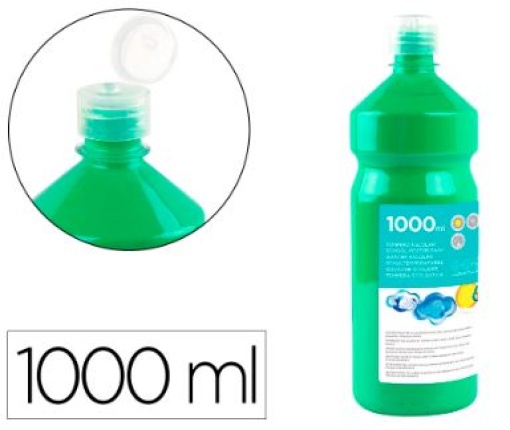 Guache Escolar Liderpapel 1000ml Verde
