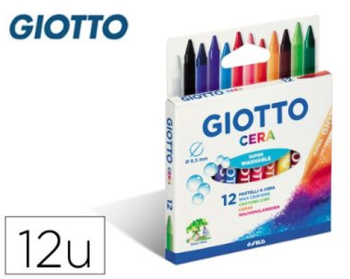 Lapis de Cera Giotto Cx.12 Cores (F281200)
