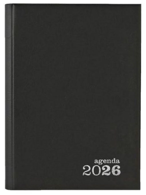 Agenda Diaria Ambar Basic 2026 140x200mm Preta