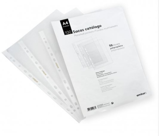 Bolsa Catalogo Ambar A4 PP 30mic (Emb100)