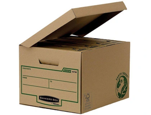 Caixa Arquivo Definitivo Fellowes Cartao Reciclado Cap.4cx Arquivo 269X340X400mm(4470809)