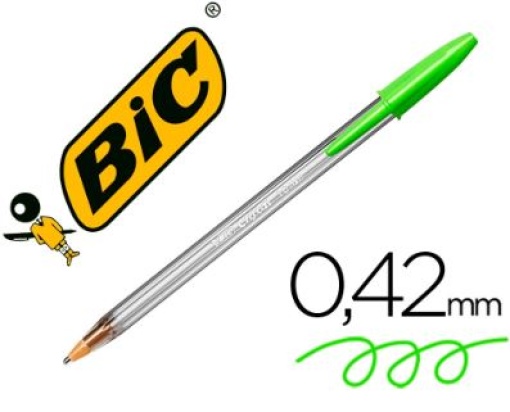Esferografica Bic Cristal Large Fashion Verde Ponta 1,6 mm