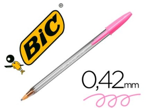Esferografica Bic Cristal Large Fashion Rosa Ponta 1,6 mm