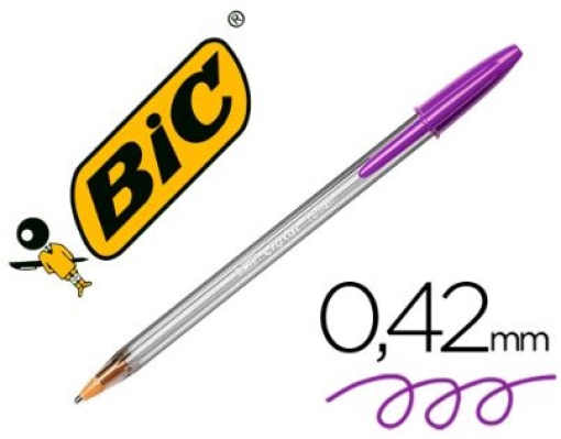 Esferografica Bic Cristal Large Fashion Roxa Ponta 1,6 mm