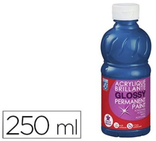 Pintura Acrilica l&b Brilho Azul Primario Boiao 250ml