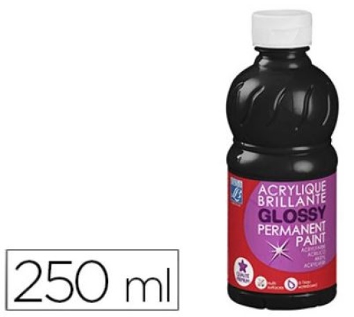 Tinta Acrilica l&b Brilho Preto 250ml (807541)