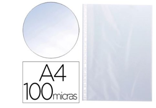 Bolsa Catalogo Q-Connect A4 100mic Cristal Cx.100un (KF16602)