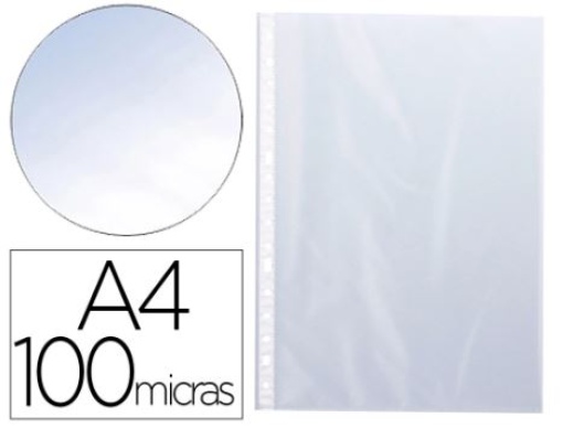 Bolsa Catalogo Q-Connect A4 100mic Cristal Cx.100un (KF14841)